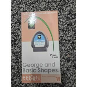 RETIRED Cricut "George & Basic Shapes" Font Cartridge